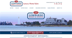 Desktop Screenshot of lombardohomesandestates.com
